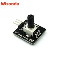 ราคา Raspberry Pi โมดูลลูกบิดโพเทนชิโอมิเตอร์อิเล็กทรอนิกส์ เอ็นโค้ดเดอร์โรตารี่ RV09 (24170231978)