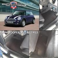 ราคา พรมปูพื้นรถยนต์ พรมกระดุม MINI COOPER GEN1 รหัส R50 R52 R53 ปี 2001 - 2008 ชุดพรมพื้นจำนวน 4 ชิ้น (10136618651)
