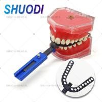 ราคา ไทเทเนียมทันตกรรม ProGauge สําหรับ Bite Recording Oral Centric ถาดชุด Impression ถาดฟันปลอมซ่อม Occlusal บันทึก Articulator (28532523556)