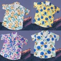 ราคา เสื้อลายดอก สีสดใส เสื้อเชิ้ตผู้หญิง พร้อมส่ง เสื้อ สงกรานต์ (26451226911)