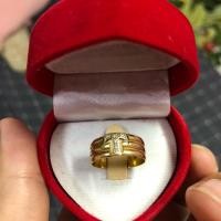 ราคา แหวนทอง90แท้ประดับเพชรแท้ (2816550461)