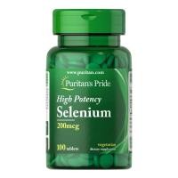 ราคา Puritan High Potency Selenium 200 mcg 100 tablets ซีลีเนียม (7131805490)