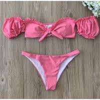ราคา ชุดว่ายน้ำ บิกินี่ ทูพีช สีชมพูสดใส (4445219560)