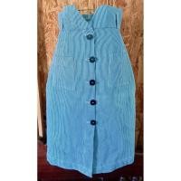 ราคา กระโปรงยีนส์ Mist of Rain ผ้ายีนส์ลายฟ้า-ขาว Size M เอว27” สะโพก38” ยาว26.5” มือสอง (24146303924)