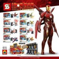 ราคา ส่งฟรีEMSไม่ต้องใช้โค้ด SY1169: Iron Man Hall of Armor Display Builds with Minifigs (เลโก้จีน ห้อง ไอรอนแมน ironman) (2135580924)