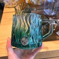 ราคา แก้ว Starbucks สีเขียวมิ้นท์ไล่ระดับ แก้วนูน แก้วกาแฟ (23271867982)
