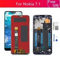 ราคา สําหรับ Nokia 7.1 จอแสดงผล LCD Touch Screen Digitizer Assembly TA-1100/TA-1097/TA-1085/TA-1095/TA-1096 LCD เปลี่ยนอะไหล่ซ่อม (40071431809)