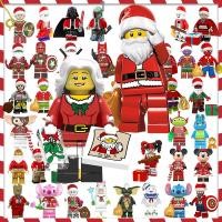 ราคา การ์ตูนคริสต์มาส Minifigures Avengers Star Wars Santa Dress Up Building Blocks ของเล่นสําหรับของขวัญเด็ก (24888701852)