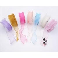 ราคา พร้อมส่ง ริบบิ้นผ้า ผ้าซีทรูเย็บขอบ ริบบิ้นผ้าเกาหลี กว้าง 5 ซม. (ขายเป็นหลา) (4031109483)