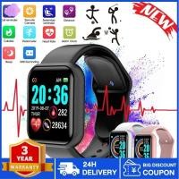 ราคา ร้านไทยแท้สมาร์ทวอทช์ Y68 สมาร์ทวอทช์บลูทูธนาฬิกาหน้าจอสัมผัส IOS Android Heart Rate Monitor (25453578405)