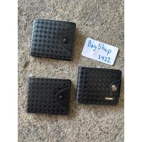 ราคา กระเป๋าสตางค์ผู้ชาย หนัง pu ลายสานสีดำ (22947111472)