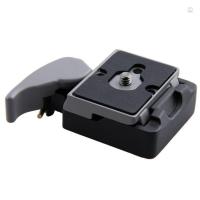 ราคา กล้อง 323 อะแดปเตอร์แคลมป์แบบปลดเร็ว + แผ่นปลดเร็วเข้ากันได้สําหรับ Manfrotto 200PL-14 แผ่นเปรียบเทียบ (25680312461)