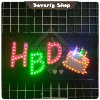 ราคา HBD ขนาด 48 * 25 * 2 cm ป้ายไฟ LED ป้ายไฟตัวอักษร ป้ายไฟสำเร็จรูป ตกแต่งหน้าร้าน (29870008562)