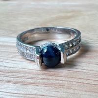 ราคา แหวนเงินแท้ พลอยไพลินสตาร์ (17363498048)