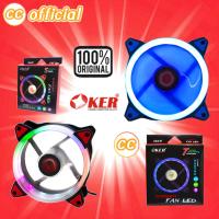 ราคา ✅แท้100% OKER G1225,1226 LED 5, 7Color [ G1225 ไฟ 5สี ] [ G1226 ไฟ 7สี ] Fan Case 12CM Light AirForce พัดลมเคส 12ซม.#CC (23942866052)