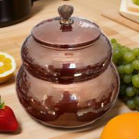 ราคา ทองแดง กระป๋องชา ทำเก่า กระป๋องชา สไตล์จีน ทำด้วยมือล้วนๆ สร้าง ชาทองแดงแข็ง โถใบไม้ ถังเก็บ รุ่นเพิ่มความหนา (28537504008)