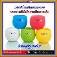 ราคา ( พร้อมส่งทันที ) กระถางต้นไม้พลาสติกหลากสี ขนาดเล็ก 7 ซม. 5 สี สลับสีได้ DIY ต้นไม้ตกแต่งบ้าน ต้นกระบองเพชร (12818022133)