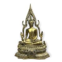 ราคา พระพุทธชินราช สีทองเก่า รุ่นสมโภชรัตนโกสินทร์ 200 ปี (หน้าตัก 5นิ้ว สูง30ซม.)ผู้ใดมีไว้บูชาเป็นสิริมงคลยิ่งนักมีเทวดาปกป (16712624405)