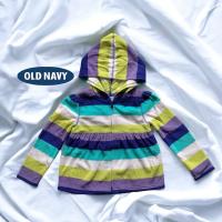 ราคา OLD NAVY เสื้อกันหนาวเด็กผู้หญิงมีฮูดสีรุ้ง เสื้อฮูดเด็ก เสื้อกันหนาว (19676305018)