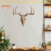 ราคา [ukgjmk] การตกแต่งผนังหัวสัตว์, ตุ๊กตาสัตว์สะสมเรซิน, ประติมากรรมผนังหัวแกะสําหรับสวนฮาโลวีน (57902070466)