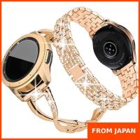 ราคา SUPOIX Samsung Galaxy Watch 7/6/5/4 40mm 44mm/ Galaxy Watch FE 2024/Watch 3 41mm/ Watch 42mm/Active 2 Band 2-Pack 20mm Women's Jewelry Sparkling Metal Replacement Straps (Rose Gold) (48801419248)