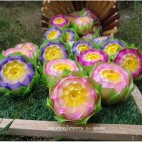 ราคา เหรียญโปรยทานดอกบัวหลวงงานตัวเปล่าคละสีพร้อมส่ง‼️ (24768656729)