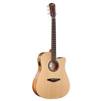 ราคา Veelah กีต้าร์โปร่งไฟฟ้า 41" Electric Acoustic Guitar 41" รุ่น V1DCE With Bag (22474993128)