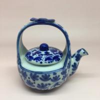 ราคา กาน้ำชาสีขาวลายครามน้ำเงินแบบหูหิ้ว (28442703748)