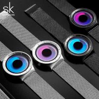 ราคา Sinobi นาฬิกาคู่รักอินเทรนด์ Contrast Color Creative Handles Cyclone Concept นาฬิกานาฬิกาข้อมือควอตซ์ชาย 9659 (44551826673)