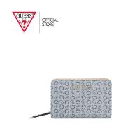 ราคา GUESS กระเป๋า รุ่น S9455147 ABBAS SLG FRENCH WALLET สีฟ้า (25341620007)