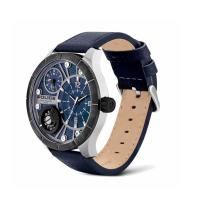 ราคา POLICE นาฬิกาข้อมือผู้ชาย Police Multifunction BUSHMASTER dark blue leather watch รุ่น PL-15662XSTU (28167979965)