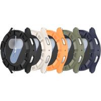 ราคา Compatible for Samsung Galaxy Watch FE/Galaxy Watch 7/Galaxy Watch 5/Galaxy Watch 4 40MM 44MM Case Protective Bumper Cover Case Accessories (5Colors, 44MM) (44752074965)