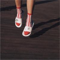 ราคา (พร้อมส่ง) Nike แตะสีขาว ของแท้ (1835958681)