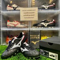 ราคา รองเท้าฟุตบอล Mizuno Morelia II M8 สีดำ-ขาว (P1GA200201) Made in Japan ครบรอบ 35 ปี ของแท้ มือ 1 (24390577329)