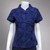 ราคา BM-16P เสื้อม่อฮ่อม คอจีนกระดุมจีนป้าย หญิง เข้ารูป (3305843662)