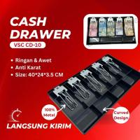 ราคา PORTABLE CASH DRAWER / CASH REGISTER DRAWER VSC CD-10 STAINLESS METAL MONEY DRAWER MONEY TABLE (23463004208)