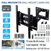 ราคา GLINK GWM-002 ขาแขวนทีวี FLAT PANEL TV WALLMOUNT 26-52 นิ้ว รับน้ำหนักสูงสุด 45KG (29611314813)