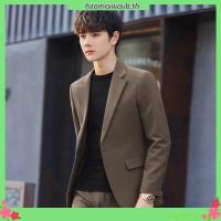 ราคา เสื้อแจ็กเก็ตสูทลําลอง เข้ารูป สีเทา แฟชั่นฤดูใบไม้ร่วง สไตล์เกาหลี สําหรับผู้ชาย ไซซ์ M - 3XL (26175229943)