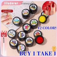 ราคา [ซื้อ 1 แถม 1] กาวแกะเล็บญี่ปุ่น กาวนูนสามมิติ 4 มิติ กาวดินน้ำมัน UV โฟโตเทอราพี HO (29534072396)