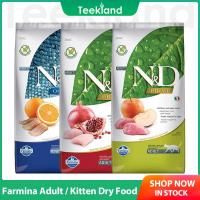 ราคา Farmina N&D อาหารแมวนําเข้าสําหรับผู้ใหญ่และลูกแมวสูตรไก่และทับทิม 1.5กก./5กก. (27879303329)