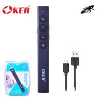 ราคา OKER P-125 Wireless LaserPointer รีโมทเลเซอร์ไร้สาย (เลเซอร์สีแดง) แบตเตอรี่แบบชาร์จ รับประกัน 1 ปี (11655550301)