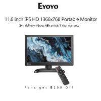 ราคา Eyoyo มอนิเตอร์ IPS แบบพกพา 11.6 นิ้ว HD 1366x768 พร้อมพอร์ตอินพุต HDMI VGA BNC AV ลําโพงในตัว รองรับอินพุตเสียง 3.5 มม. แรงกระตุ้น HDMI (24874388036)