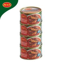 ราคา ถูกสุด!! ส่ง kerry (แพ็ค 4 กระป๋อง) ปลาแมคเคอเรลทอดราดพริก โรซ่า ขนาด 140 กรัม (10259520717)