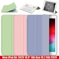 ราคา Apple iPad Air 2020 10.9 นิ้ว Air 4th Gen 10.2 8th 7th 5th 6th 9.7 Pro 11 2020 Mini 5 iPad 2 3 4 Ultra Slim น้ําหนักเบาหนัง PU กรณีพลิกซิลิโคนป้องกันกรณีฝาครอบ (25846745902)