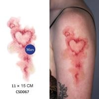 ราคา มาริส สัก ทั่วไป สัก รอยสักสี ติดทนนาน สติ๊กเกอร์รอยสักชั่วคราว สักปลอม แผลเป็นฮาโลวีน คราบเลือดรัก , หัวใจสีแดงอินจูด ซีเอสดี067 (51850476409)