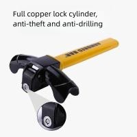 ราคา ใหม่รถพวงมาลัยล็อคโลหะเต็มรูปแบบหนาป้องกันการโจรกรรมล็อครถ ที-ล็อค พวงมาลัยล็อค (41774333648)