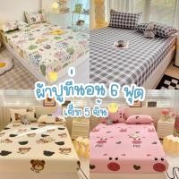 ราคา ผ้าปูที่นอน6ฟุต ชุด 5 ชิ้น 1 ชุด มี ผ้าปูที่นอน ปลอกหมอน ปลอกหมอนข้าง ผ้าปูที่นอนลายการ์ตูน น่ารัก รัดมุม ราคาถูก (24159850048)