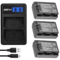 ราคา 2280mah แบตเตอรี่ NP-FZ100 NPFZ100 NP FZ100 + เครื่องชาร์จ LED สำหรับกล้อง Sony A6600 a7m3 a7rm3 a7r (52551213333)