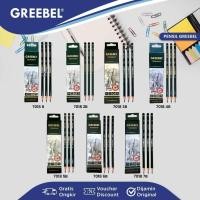 ราคา GREEBEL ดินสอไม้ B,2B,3B,4B,5B,6B,7B 7018 (12 ชิ้น/เซ็ต) / ดินสอเขียนสอบโรงเรียนดินสอวาดภาพ (42551555649)