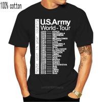 ราคา US Army World Tour Coming Soon to a Country Near You unisex t-shirt funny band music tour tee men t shirt (22371599242)